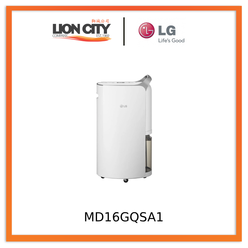 LG MD16GQSA1 28L Inverter Smart Dehumidifier with Ionizer