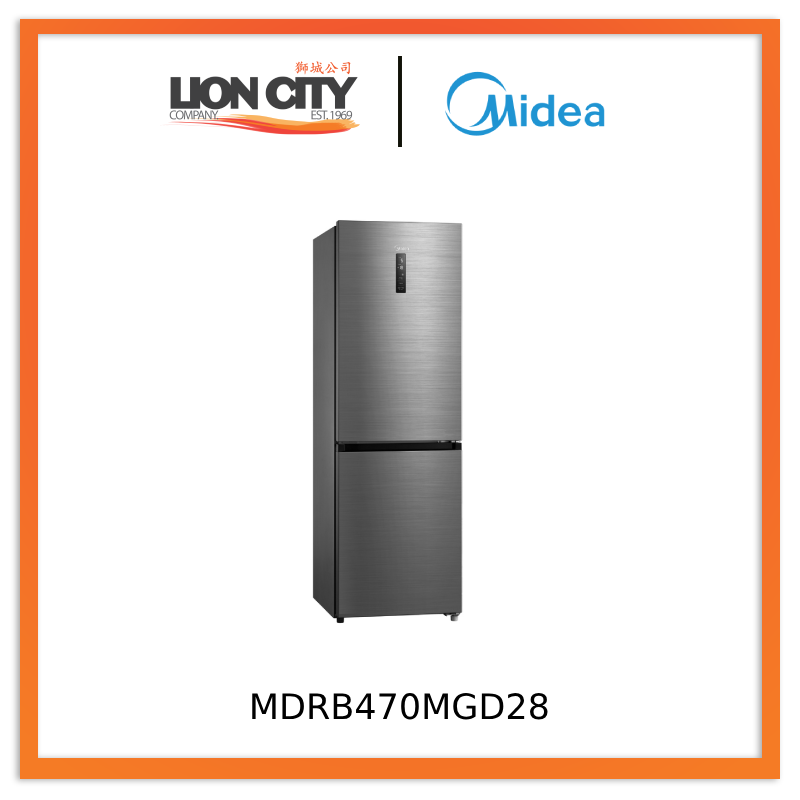 Midea MDRB470MGD28 320L Bottom Mount Fridge, Energy Rating 3 Ticks