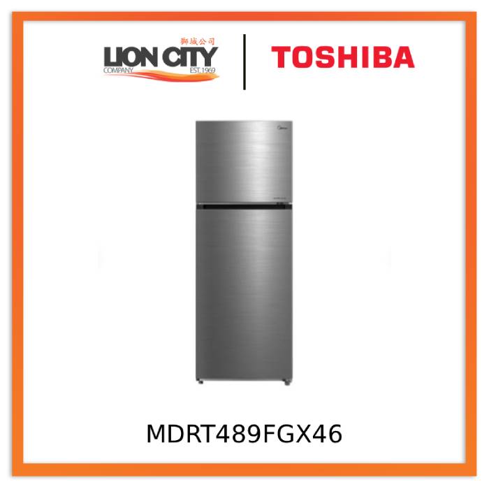 Midea MDRT489FGX46 338L Two-Door Refrigerator: Modern Cooling, Spacious Storage, Energy Efficient