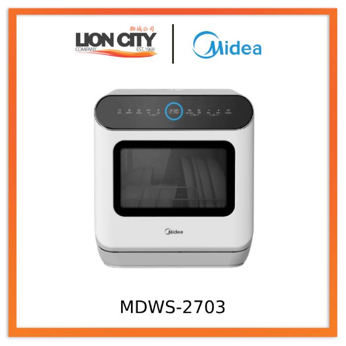 Midea MDWS-2703 Countertop Dishwasher