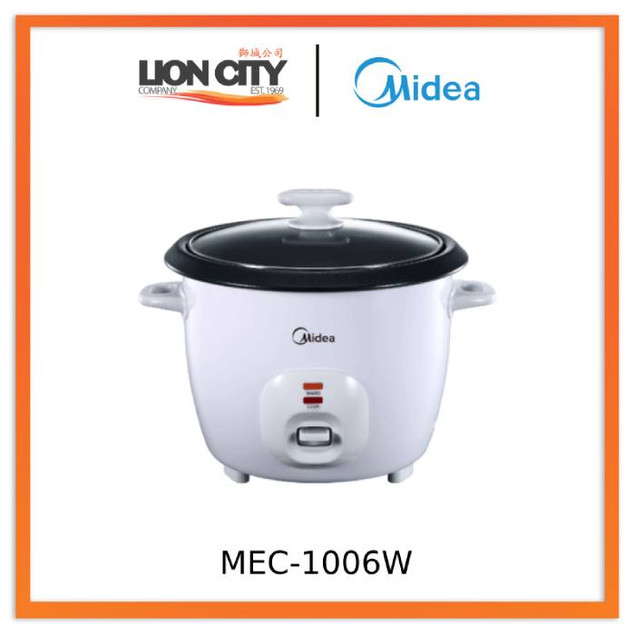 Midea MEC-1006W 0.6L Rice Cooker
