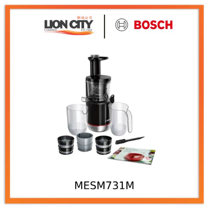 Bosch MES25C0/MES25A0 Centrifugal juicer VitaJuice 2700 W White, Cherr -  Lion City Company