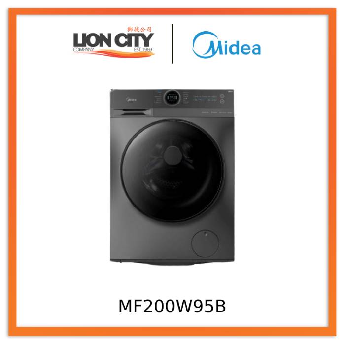 Midea MF200W95B 9.5kg Front Load Inverter Washing Machine [4 ticks]