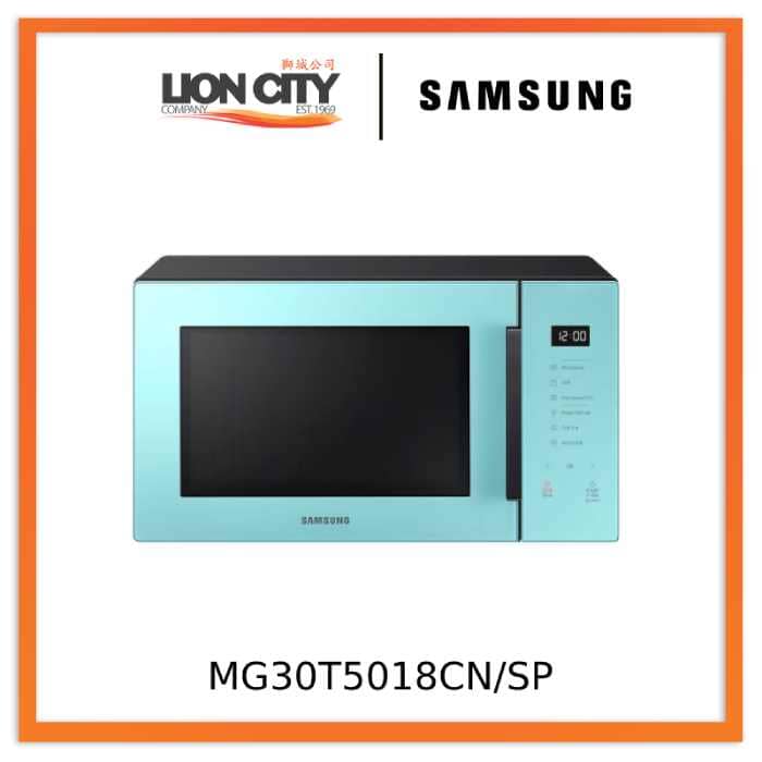 Samsung MG30T5018CN/SP, Grill Microwave Oven, 30L, Mint