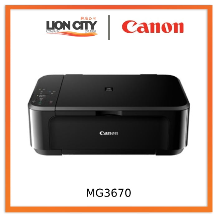 Canon MG3670 Inkjet Printer