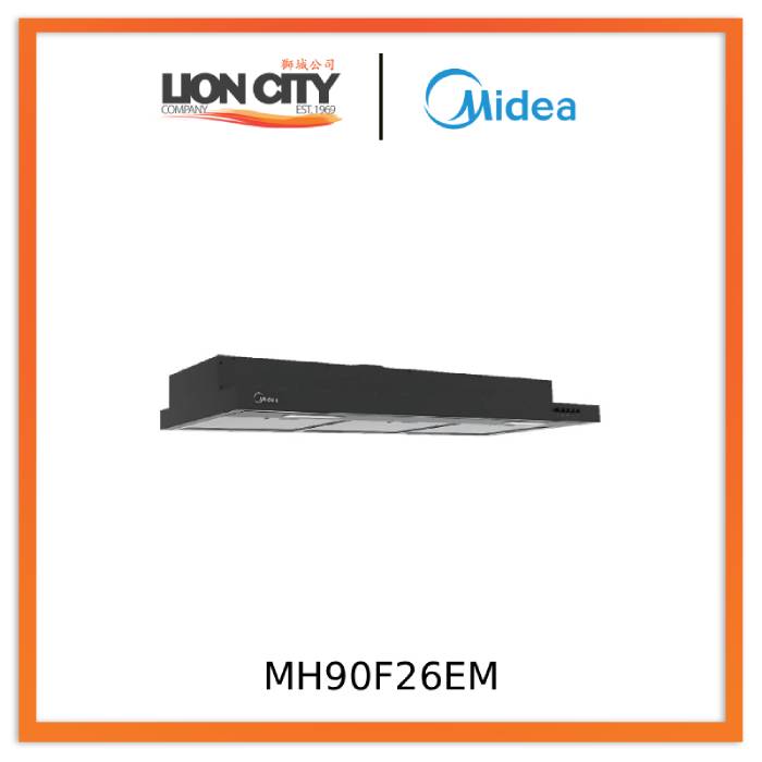 Midea MH90F26EM Bulit-In Range  Hood Slim Under Cabinet Kitchen Hood