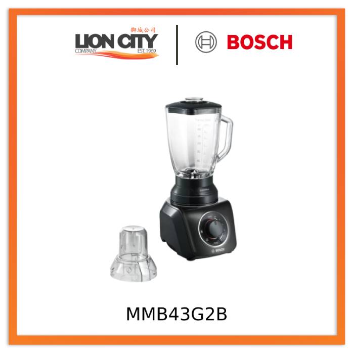 Bosch MMB43G2B Silent blender SilentMixx 700 W Black
