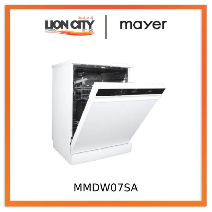 Mayer MMDW07SA 13 Place Setting Free Standing Dishwasher