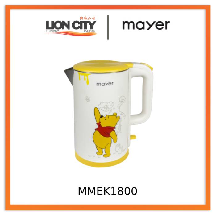Mayer Disney MMEK1800-PH X Mayer 1.8L Electric Kettle - Winnie The Pooh