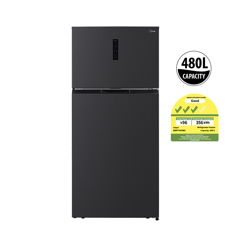 Mayer 480L 2-Door Top Mount Freezer Fridge MMFT450MG