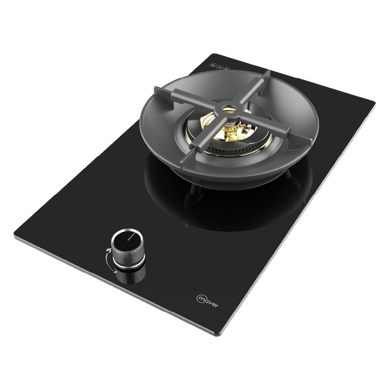 Mayer 30cm 1 Burner Glass Gas Hob MMGH130HI