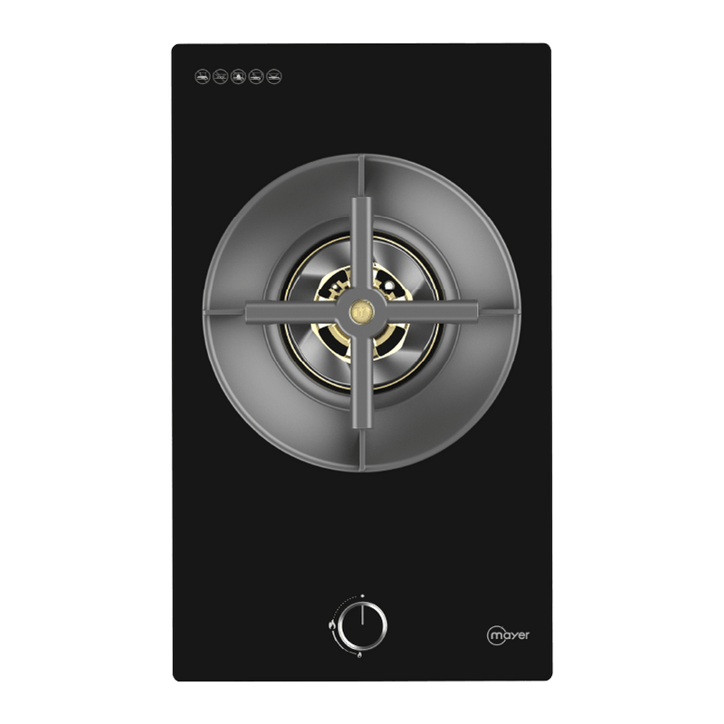 Mayer 30cm 1 Burner Glass Gas Hob MMGH130HI