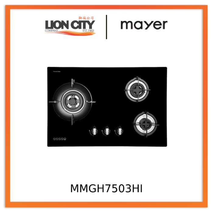 Mayer MMGH7503HI 75CM 3-Burner Gas Hob