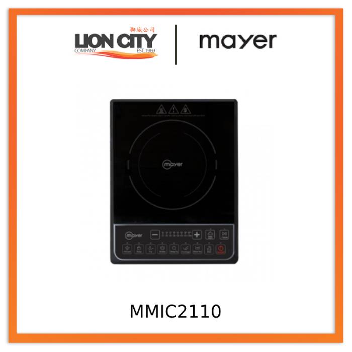 Mayer MMIC2110 Induction Cooker With Induction Friendly S/steel Cooking Pot