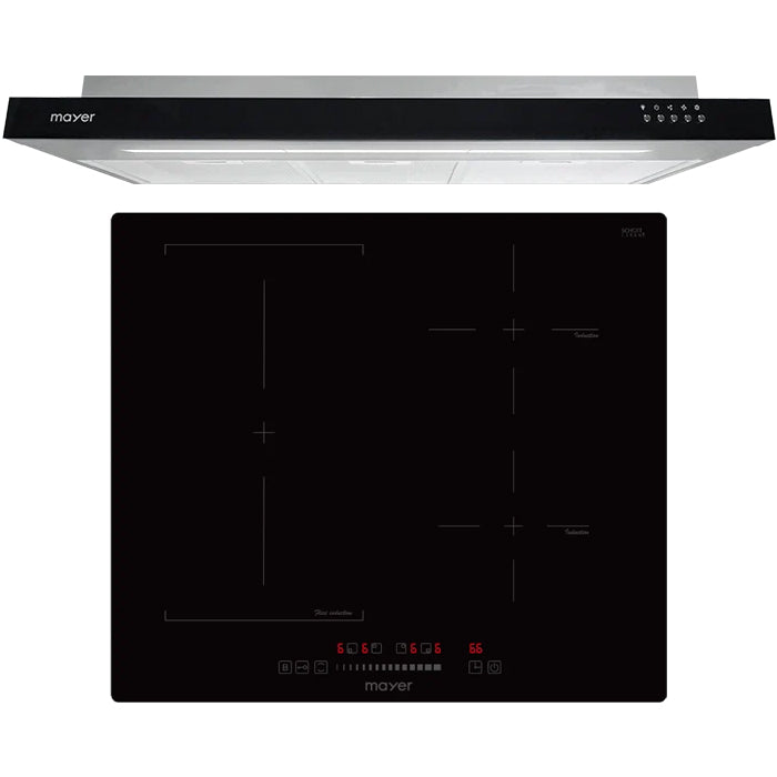 Mayer Induction Hob and Hood Bundle MMIH603FZ MMSI900LEDHS