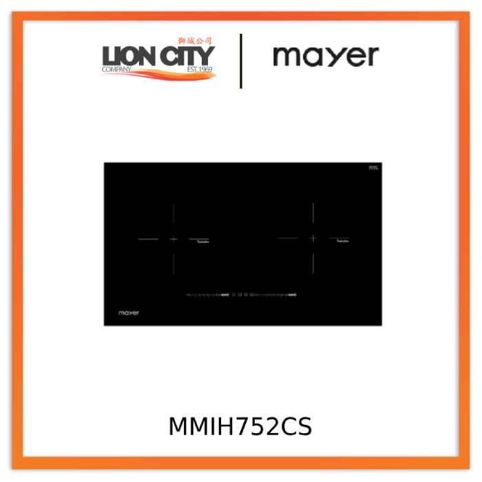 Mayer MMIH752CS 75cm 2 Zone Induction Hob with Slider