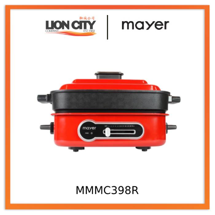 Mayer MMMC398R 4l Multi-cooker + Free Mayer 3-piece Kitchen Tools Set