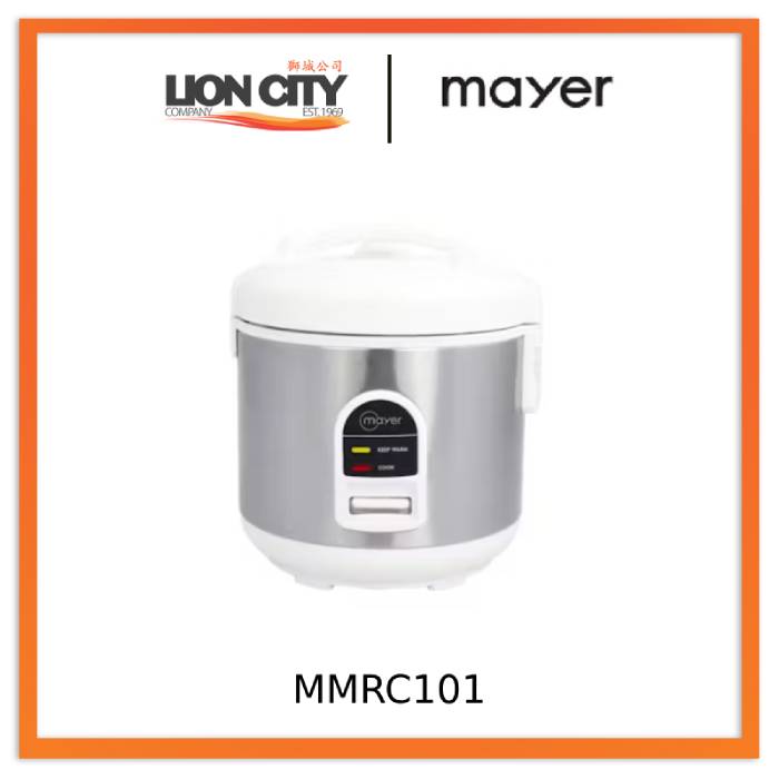 Mayer MMRC101 1L Rice Cooker - White