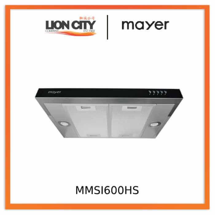 Mayer MMSI600HS 60 Cm Semi-integrated Slimline Hood