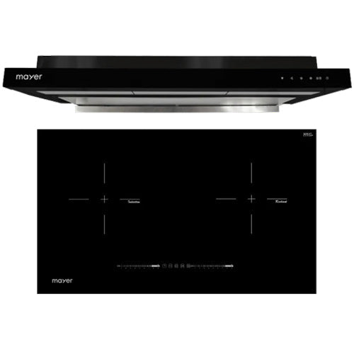 Mayer 75cm Hybrid Hob and 90cm Hood Bundle MMIHB752CS MMSI903OT