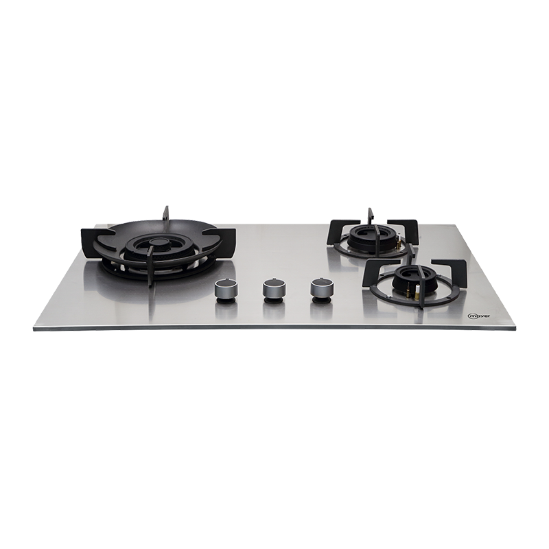Mayer 75cm 3 Burner Stainless Steel Gas Hob MMSS7503HI