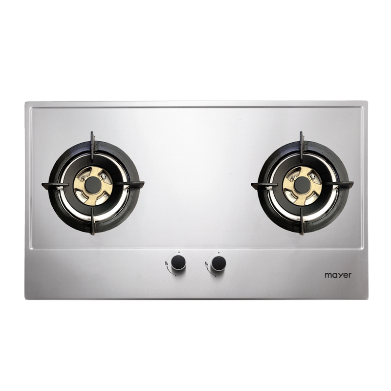 Mayer 75cm 2 Burner Stainless Steel Gas Hob MMSS772HI