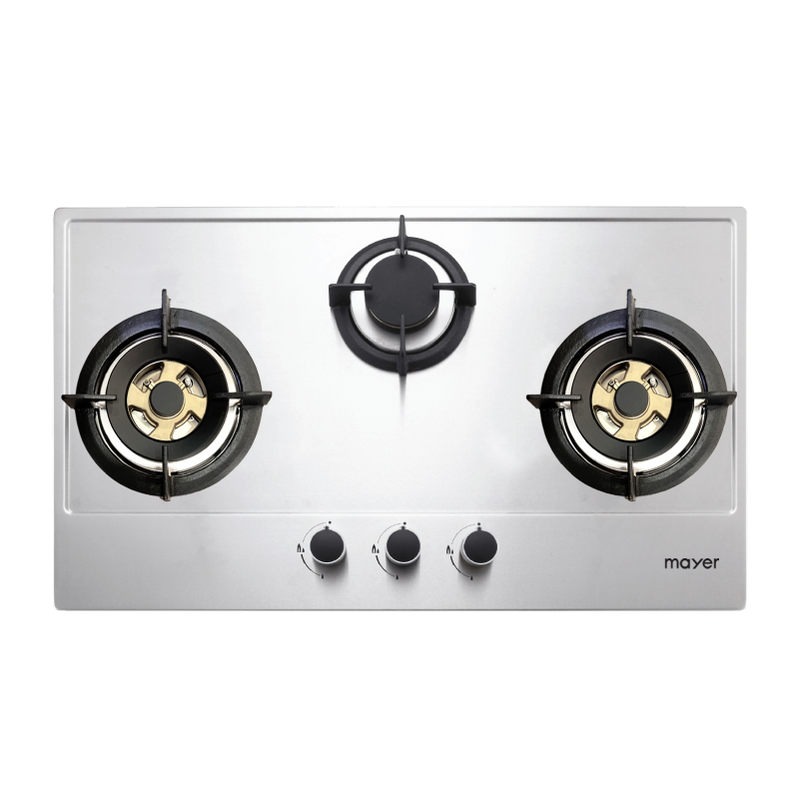 Mayer 75cm 3 Burners Stainless Steel Gas Hob MMSS773HI