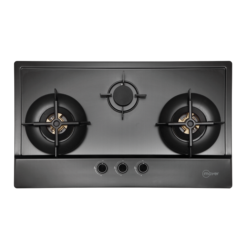 Mayer 86cm 3 Burner Stainless Steel Gas Hob MMSS8831HI-GM
