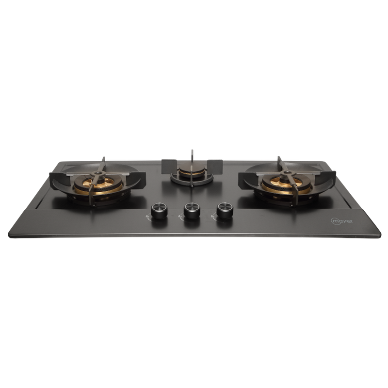 Mayer 86cm 3 Burner Stainless Steel Gas Hob MMSS8831HI-GM