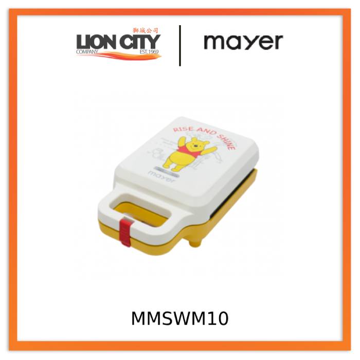 Mayer MMSWM10Pooh Disney x Mayer Sandwich & Waffle Maker Winnie the