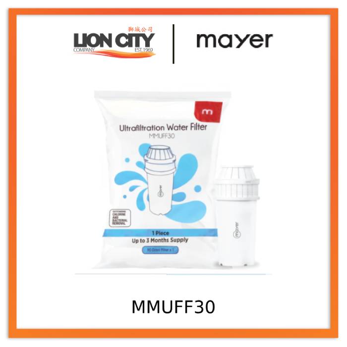 Mayer MMUFF30 3-pc Set Ultrafiltration Water Filter