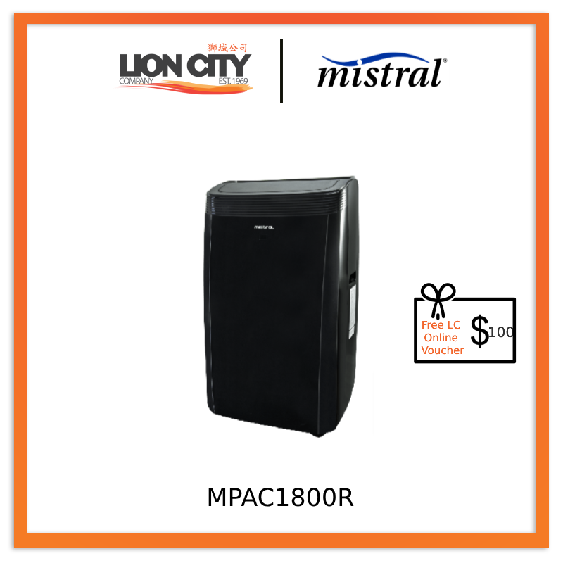 Mistral MPAC1800R 18K BTU Portable Air Conditioner with Remote