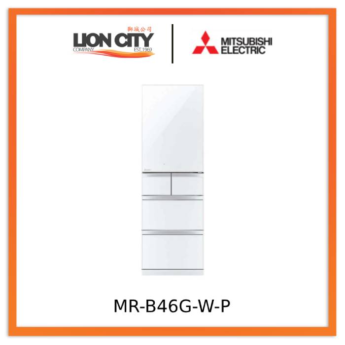 Mitsubishi Electric MR-B46G-W-P 447L 5-Door Fridge