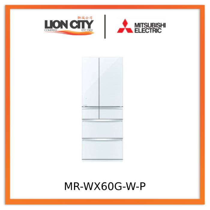 Mitsubishi MR-WX60G-W-P/MR-WX60G--BR-P/MR-WX60G--F-P 6 Door Fridge