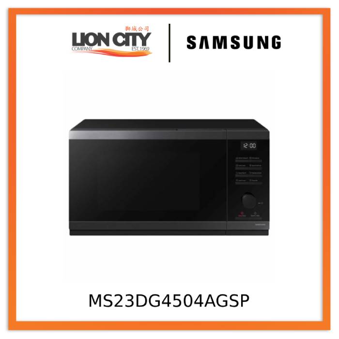 Samsung MS23DG4504AGSP 23L Solo Microwave Oven
