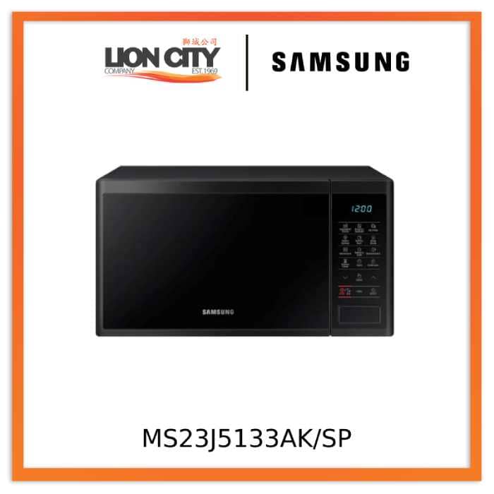 Samsung MS23J5133AK/SP, Solo Microwave Oven, 23L