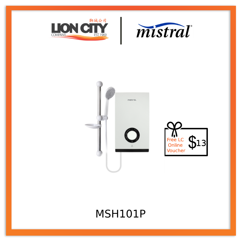 Mistral MSH101P Instant Shower Heater * Free $13 LC Online Voucher
