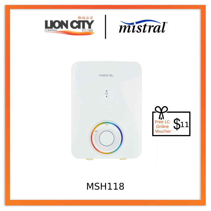 Mistral MSH118 Instant Shower Heater