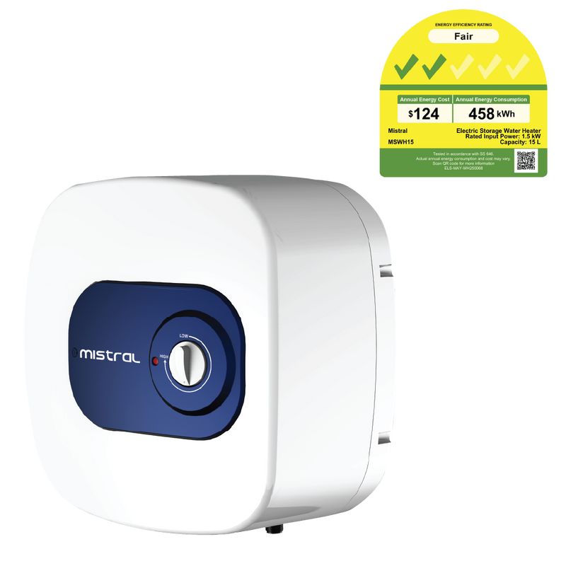 Mistral 15L Electric Storage Water Heater MSWH15