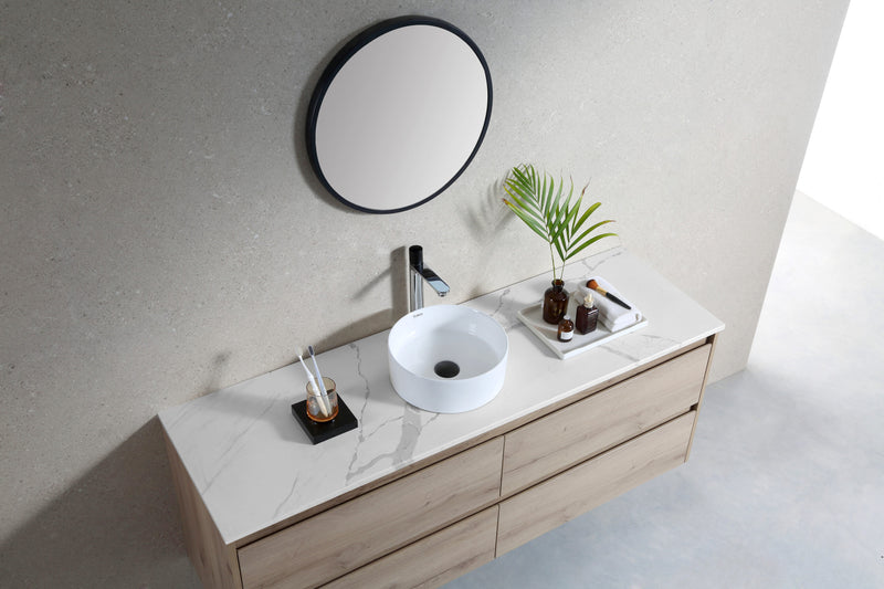 Rubine SPIN 30 Ceramic Basin Gloss White