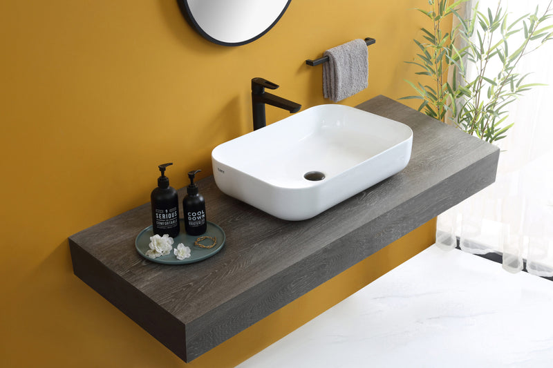 Rubine EVEA 60 Ceramic Basin Gloss White