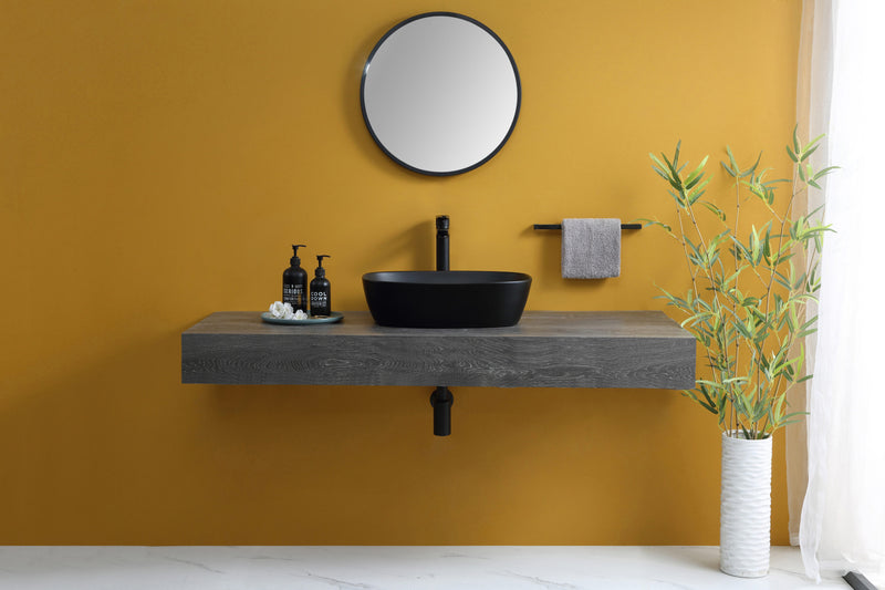 Rubine QTRO 60-BK Ceramic Basin