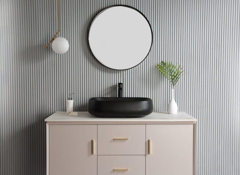 Rubine EVEA 56-BK Ceramic Basin