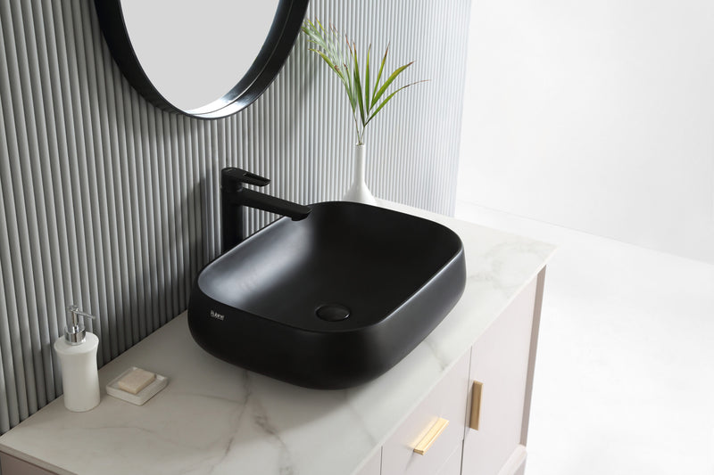 Rubine EVEA 56-BK Ceramic Basin