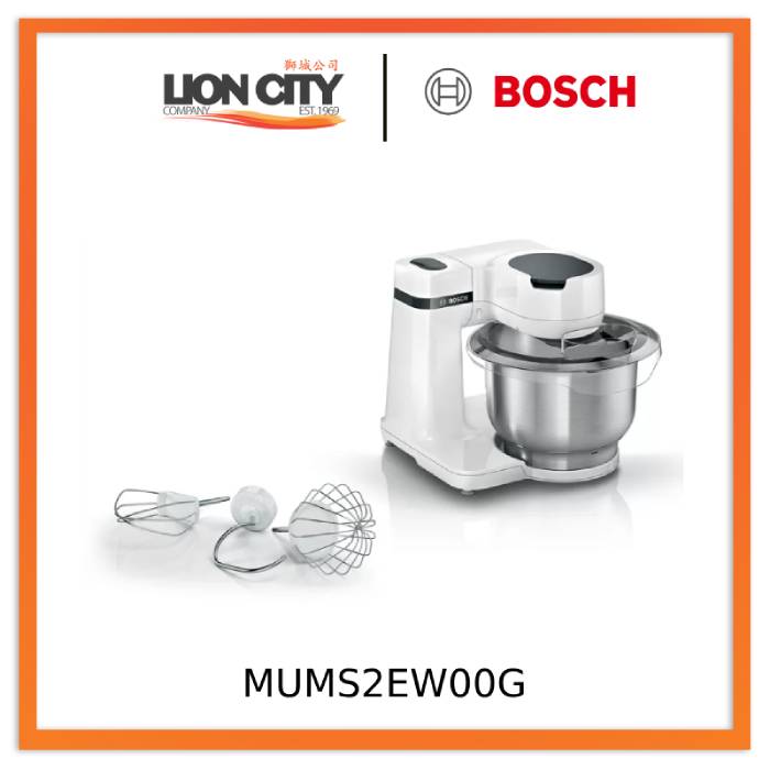 Bosch MUMS2EW00G Series 2 Kitchen machine MUM 700 W White, White