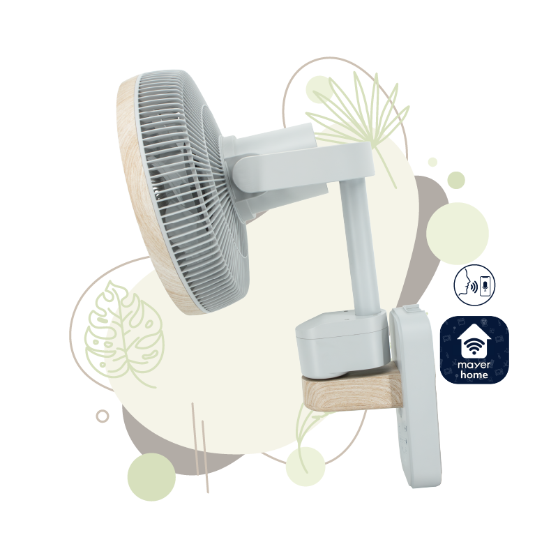Mistral 30.5cm BLDC High Velocity Wall Fan MWF1212DRW-G