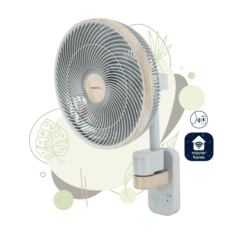 Mistral 30.5cm BLDC High Velocity Wall Fan MWF1212DRW-G
