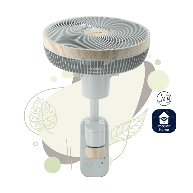 Mistral 30.5cm BLDC High Velocity Wall Fan MWF1212DRW-G