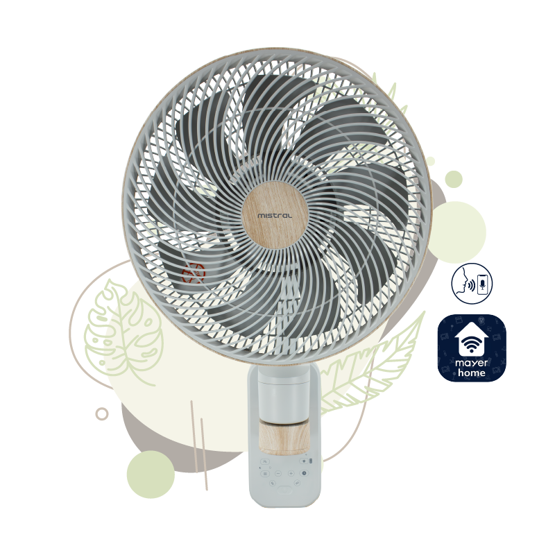 Mistral 30.5cm BLDC High Velocity Wall Fan MWF1212DRW-G