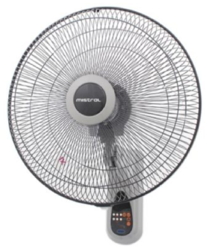Mistral MWF1870R 18 inch Wall Fan Remote - Grey * Free $13 LC Online Voucher